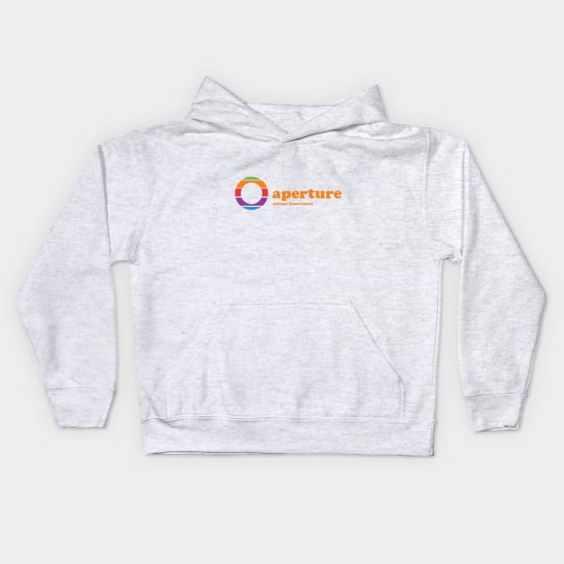 Aperture logo Kids Hoodie by quiwii